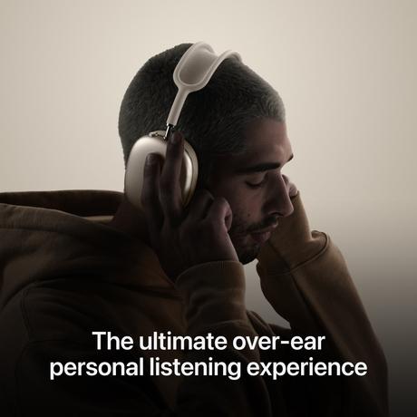 Apple AirPods Max Wireless On-Ear Bluetooth Headphones with Pro-level Active Noise Cancellation, Personalised Spatial Audio with dynamic head tracking (Midnight)-5