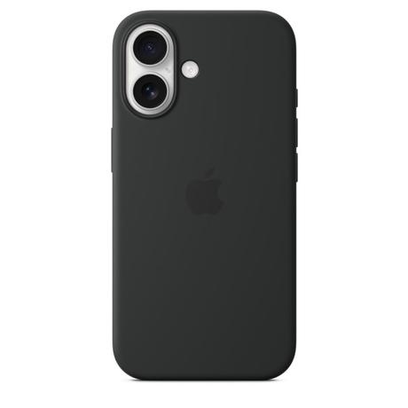 iPhone 16 Silicone Mobile Case with MagSafe, Black-3