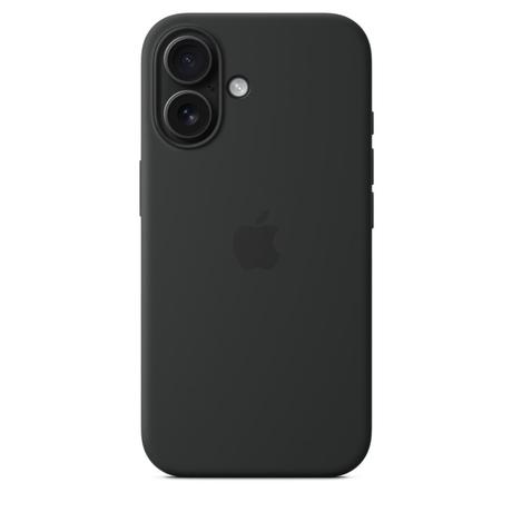 iPhone 16 Silicone Mobile Case with MagSafe, Black-4