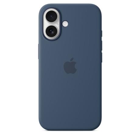 iPhone 16 Silicone Mobile Case with MagSafe, Denim-3