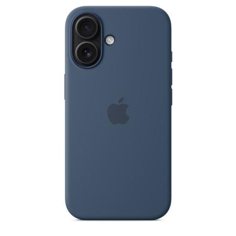 iPhone 16 Silicone Mobile Case with MagSafe, Denim-4