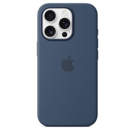 iPhone 16 Pro Silicone Case with MagSafe, Denim-2