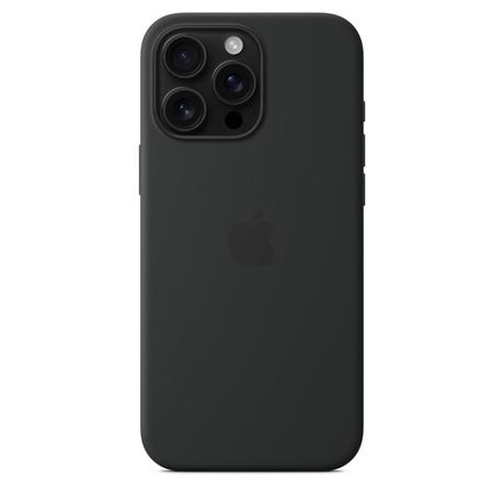 iPhone 16 Pro Max Silicone Case with MagSafe, Black-3