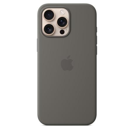iPhone 16 Pro Max Silicone Case with MagSafe, Stone Grey-0