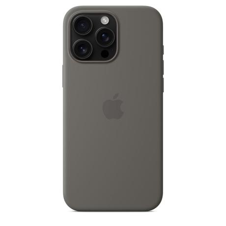 iPhone 16 Pro Max Silicone Case with MagSafe, Stone Grey-3