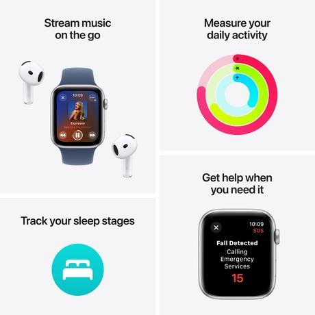 Buy Apple Watch SE GPS 40 mm Midnight Aluminium Case with Midnight
