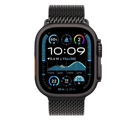 Apple Watch 49 mm Black Titanium Milanese Loop M-Zml-2