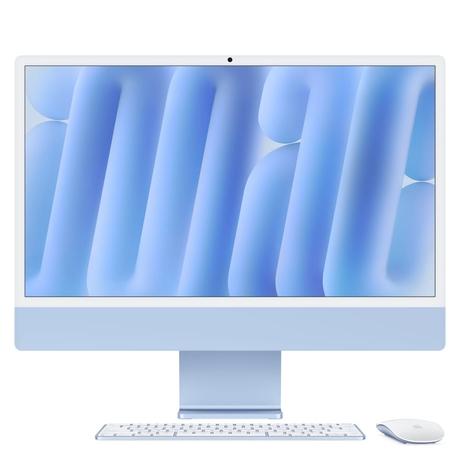 Apple iMac 60.96 cm (24 inch) All-In-One Desktop (10-Core Apple M4 Chip/4 Ports/24 GB RAM/512 GB), MD2T4HN/A, Blue-0