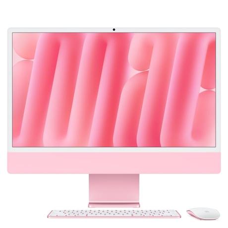 Apple iMac 60.96 cm (24 inch) All-In-One Desktop (10-Core Apple M4 Chip/4 Ports/24 GB RAM/512 GB), MD2U4HN/A, Pink-0