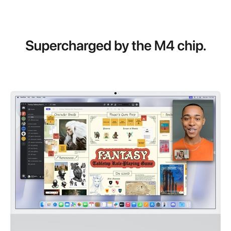 Apple iMac 60.96 cm (24 inch) All-In-One Desktop (10-Core Apple M4 Chip/4 Ports/16 GB RAM/256 GB), MD3H4HN/A, Silver-5