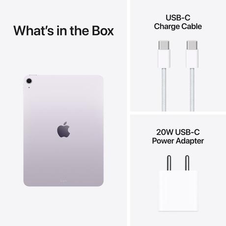 Apple iPad Air M3 27.59 cm (11 inch) Wi-Fi Tablet, 128 GB, Purple, 2025, MCA04HN/A-10