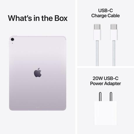 Apple iPad Air M3 32.78 cm (13 inch) Wi-Fi + Cellular Tablet, 128 GB, Purple, 2025, MCJ44HN/A-10