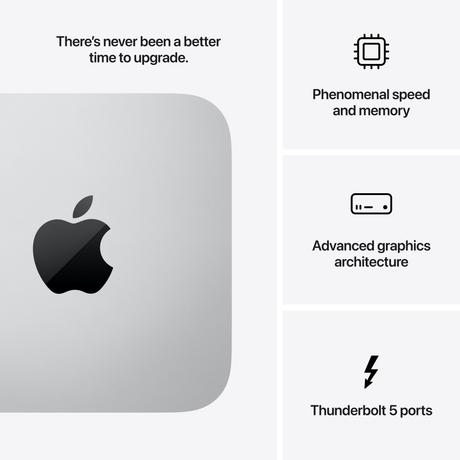 Apple MU963HNA Mac Studio (M4 Max Chip/14 CPU, 32 GPU/36 GB/512 GB SSD/MacOS Sequoia), Silver-7