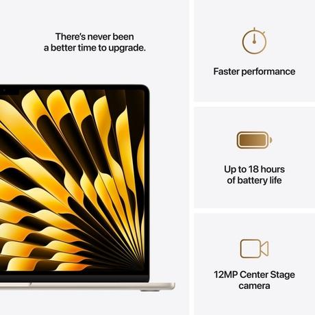 Buy Apple MW1J3HN/A MacBook Air (Apple M4 Chip/16 GB/256 GB SSD