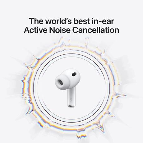 Apple Airpods Pro (3rd Gen) with MagSafe Charging Case, Active Noise Cancellation, USB Type-C Charging, White-4