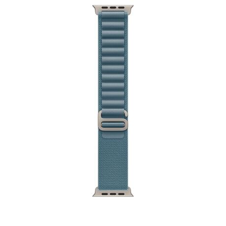 Apple Watch 49 mm Light Blue Alpine Loop Natural Titanium Finish - (M)-0