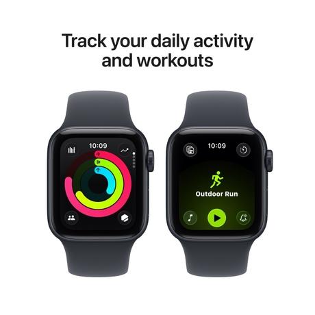 Apple Watch SE 3 GPS 40 mm Midnight Aluminium Case with Midnight Sport Band - M/L-5