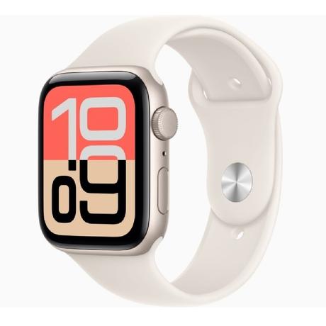 Apple Watch SE 3 GPS 44 mm Starlight Aluminium Case with Starlight Sport Band - M/L-0