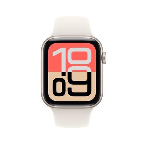 Apple Watch SE 3 GPS 44 mm Starlight Aluminium Case with Starlight Sport Band - M/L-1