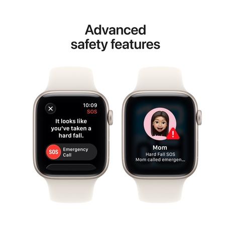 Apple Watch SE 3 GPS 44 mm Starlight Aluminium Case with Starlight Sport Band - M/L-6