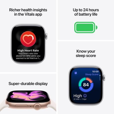 Apple Watch Series 11 GPS 42 mm Space Grey Aluminium Case with Black Sport Band - S/M-2