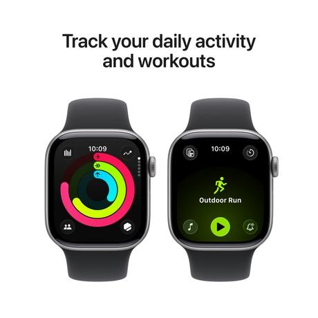 Apple Watch Series 11 GPS 42 mm Space Grey Aluminium Case with Black Sport Band - S/M-3