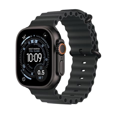 Apple Watch Ultra 3 GPS + Cellular 49 mm Black Titanium Case with Black Ocean Band-0