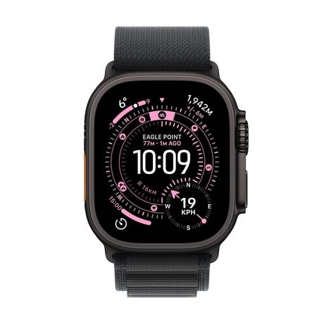 Apple Watch Ultra 3 GPS + Cellular 49 mm Black Titanium Case with Black Alpine Loop - Large-1