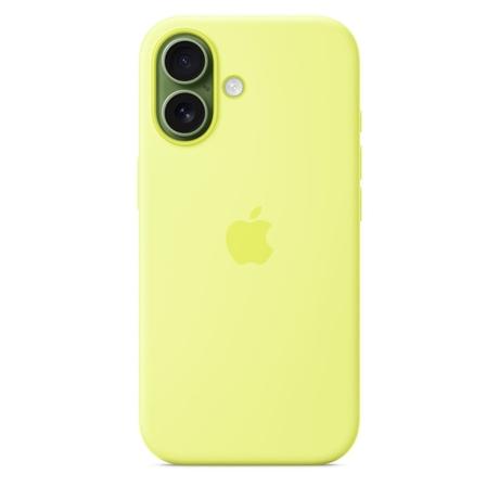 Apple iPhone 17 Silicone Mobile Case with MagSafe, Neon Yellow-2