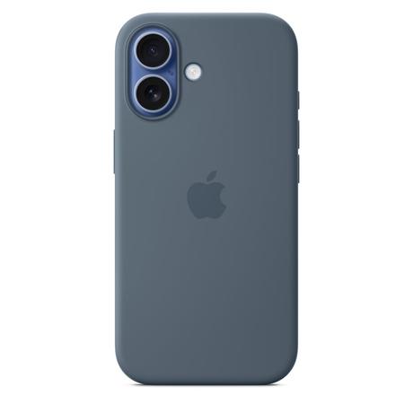 Apple iPhone 17 Silicone Mobile Case MagSafe, Anchor Blue-0