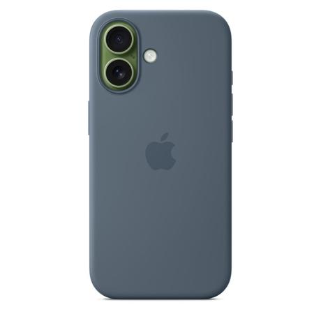 Apple iPhone 17 Silicone Mobile Case MagSafe, Anchor Blue-2