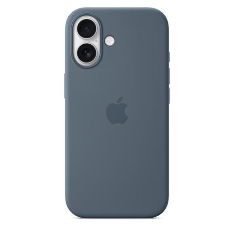 Apple iPhone 17 Silicone Mobile Case MagSafe, Anchor Blue-3