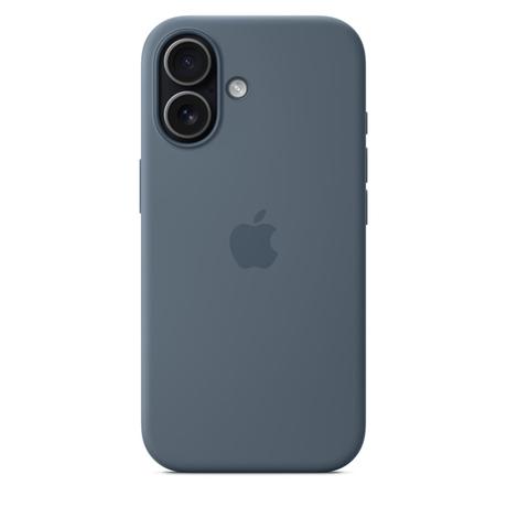 Apple iPhone 17 Silicone Mobile Case MagSafe, Anchor Blue-4