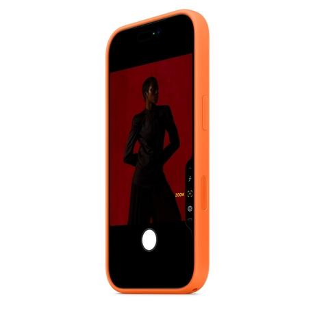 Apple iPhone 17 Pro Silicone MagSafe Mobile Case, Orange-3