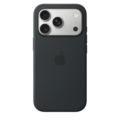Apple iPhone 17 Pro Silicone MagSafe Mobile Case, Black-0