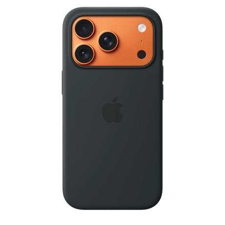 Apple iPhone 17 Pro Silicone MagSafe Mobile Case, Black-1
