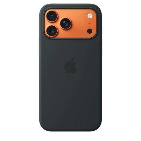 Apple iPhone 17 Pro Max Silicone MagSafe Mobile Case, Black-1