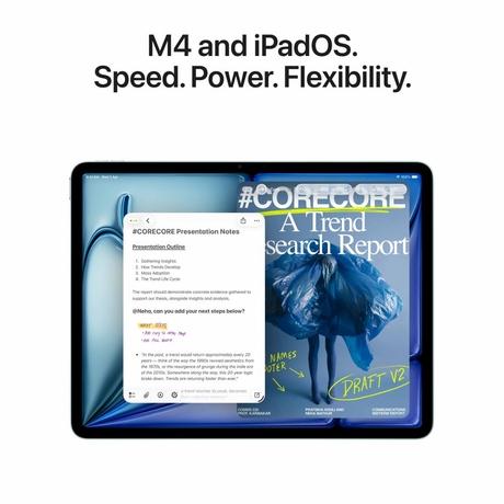 Apple iPad Air M4 32.78 cm (13 inch) Wi-Fi Tablet, 128 GB, Blue, 2026, MH5P4HN/A-4