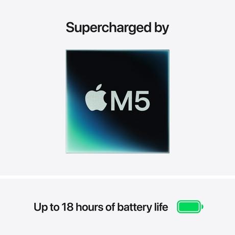 Apple MDH84HN/A MacBook Air 13 (10-core Apple M5 Chip/16 GB/1 TB SSD/Mac OS/Liquid Retina), 34.46 cm (13.6 inch), Silver-4