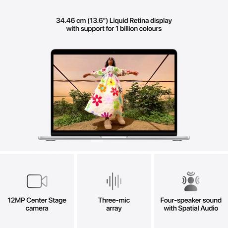 Apple MDH84HN/A MacBook Air 13 (10-core Apple M5 Chip/16 GB/1 TB SSD/Mac OS/Liquid Retina), 34.46 cm (13.6 inch), Silver-5