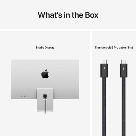 Apple Studio Display 68.29 cm (27 inch) with Nano-texture Glass, Tilt adjustable stand, MFF24HN/A, Glossy Matte-8