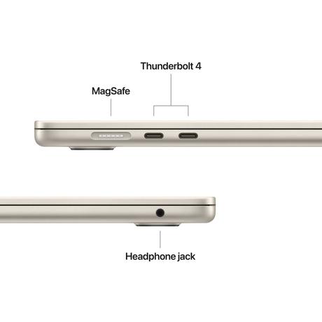 Apple MDVE4HN/A MacBook Air (Apple M5 Chip/16 GB/1 TB SSD/macOS/Liquid Retina), 38.91 cm (15.3 inch), Starlight-6