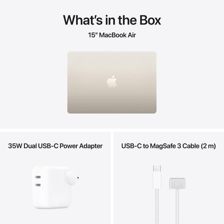 Apple MDVE4HN/A MacBook Air (Apple M5 Chip/16 GB/1 TB SSD/macOS/Liquid Retina), 38.91 cm (15.3 inch), Starlight-9
