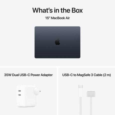 Apple MDVK4HN/A MacBook Air (Apple M5 Chip/16 GB/1 TB SSD/macOS/Liquid Retina), 38.91 cm (15.3 inch), Midnight-9