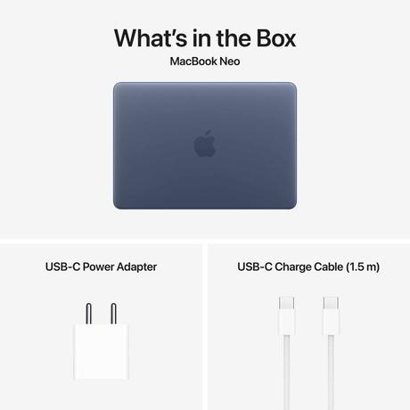 Apple MHFF4HN/A MacBook Neo (Apple A18 Pro Chip/8 GB/256 GB SSD/macOS/Liquid Retina), 33.02 cm (13 inch), Indigo-10