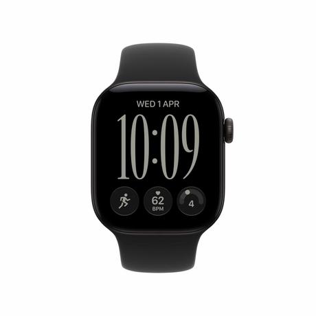 Apple Watch Series 12 42 mm GPS Black Aluminium Case with Black Sport Band - M/L-2