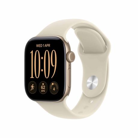 Apple Watch Series 12 42 mm GPS Light Gold Aluminium Case with Sand Sport Band - M/L-0
