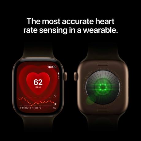 Apple Watch Series 12 42 mm GPS Light Gold Aluminium Case with Sand Sport Band - M/L-3