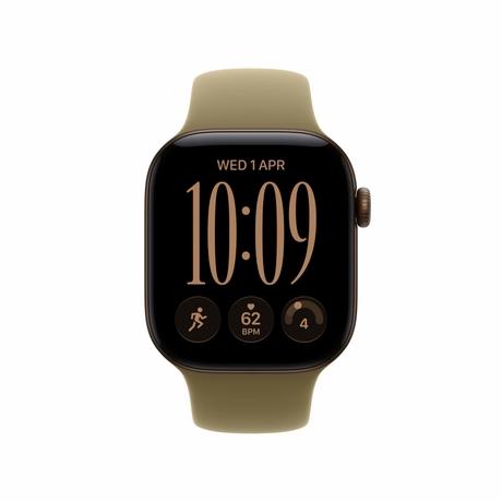 Apple Watch Series 12 42 mm GPS Dark Bronze Aluminium Case with Olive Sport Band - M/L-2