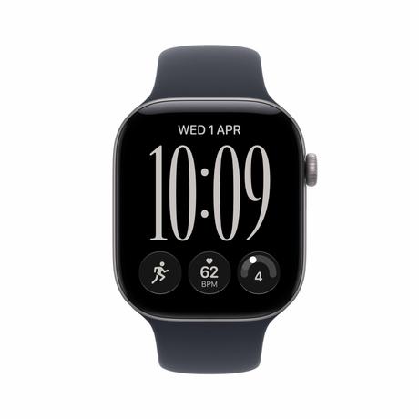 Apple Watch Series 12 GPS + Cellular 46 mm Space Grey Aluminium Case with Navy Blue Sport Band - M/L-2